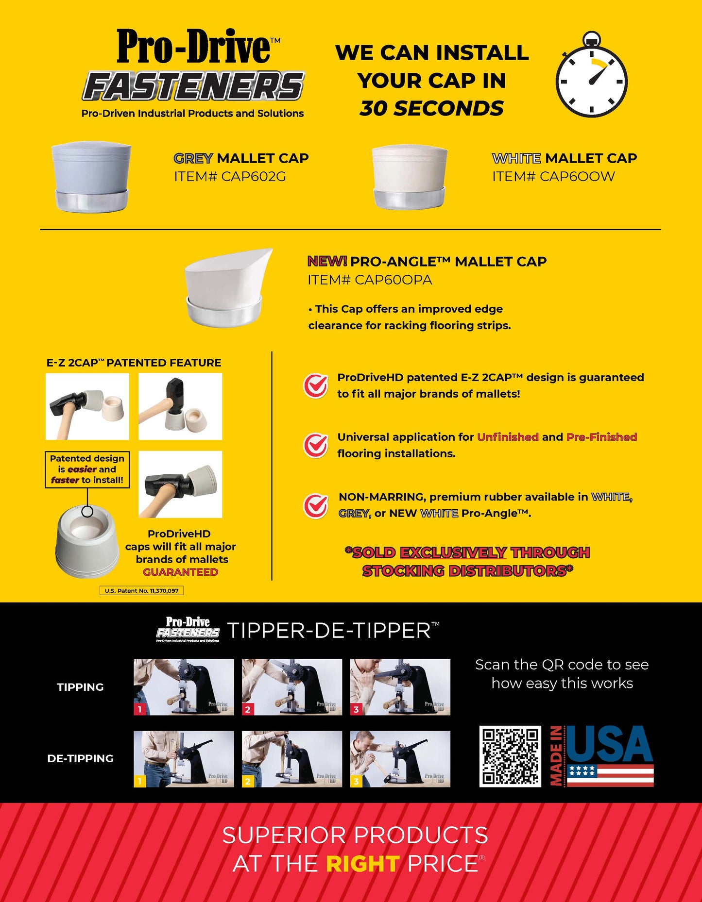 E-Z 2Cap® Mallet Caps