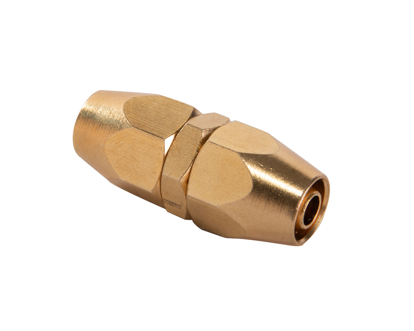 Empalmador reutilizable de conexión de latón para manguera de 3/8*1/4"