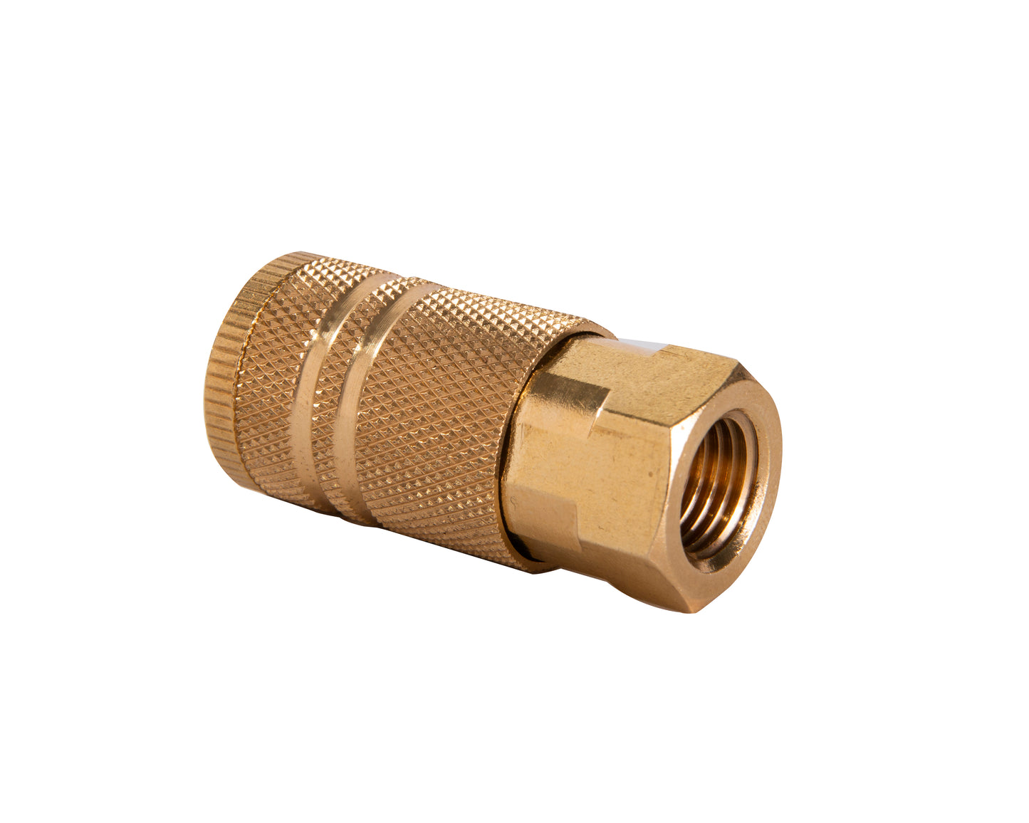 Acoplador de latón serie MIC hembra NPT de 1/4"