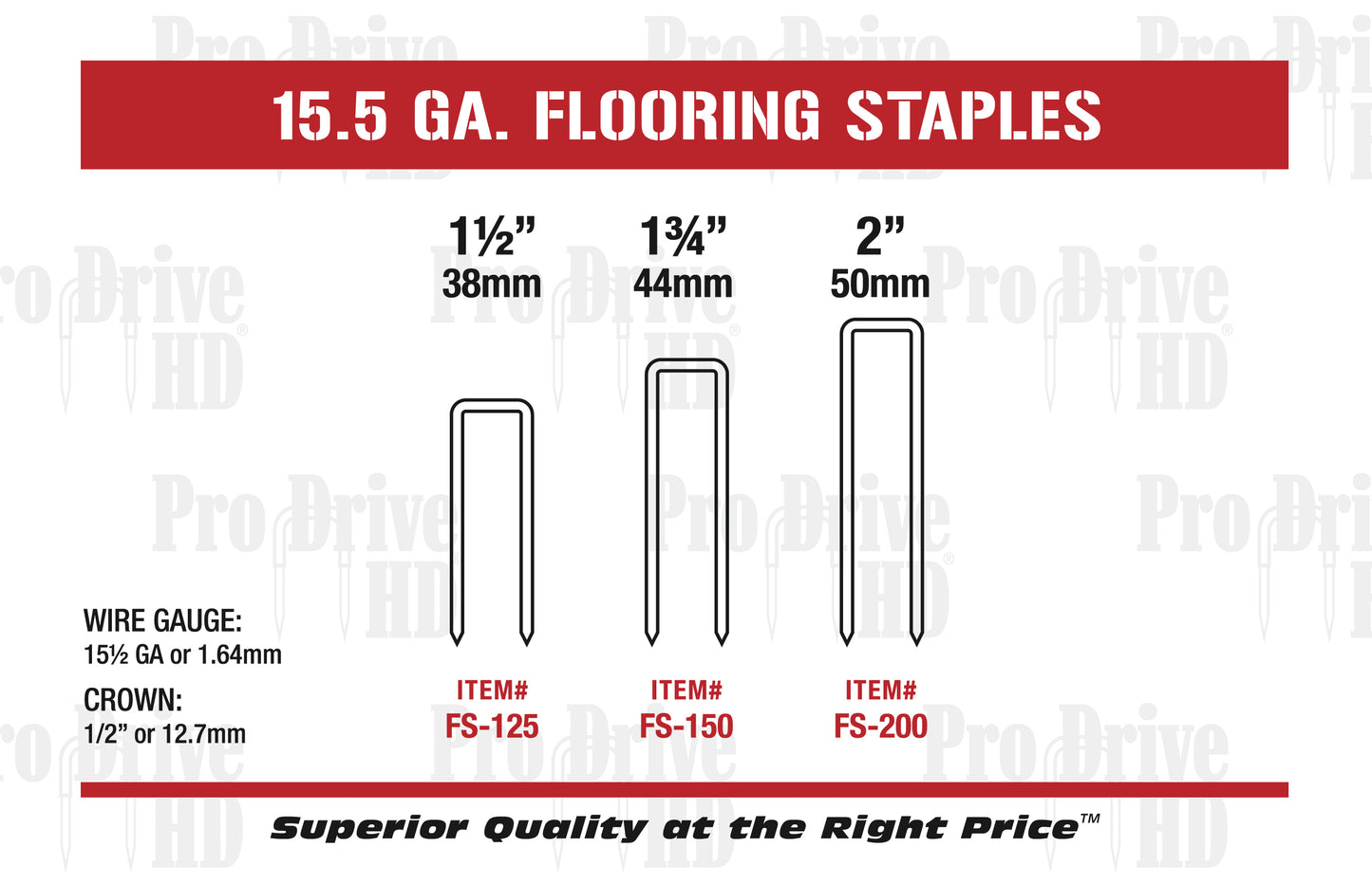 15.5 GA Hardwood Flooring Staples