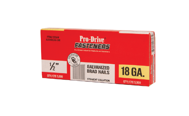 Pro-Drive Fasteners® AXX08EAA-500 — 1/2" Brad Nail