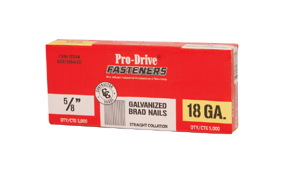 Pro-Drive Fasteners® AXX10EAA-625 — 5/8" Brad Nail