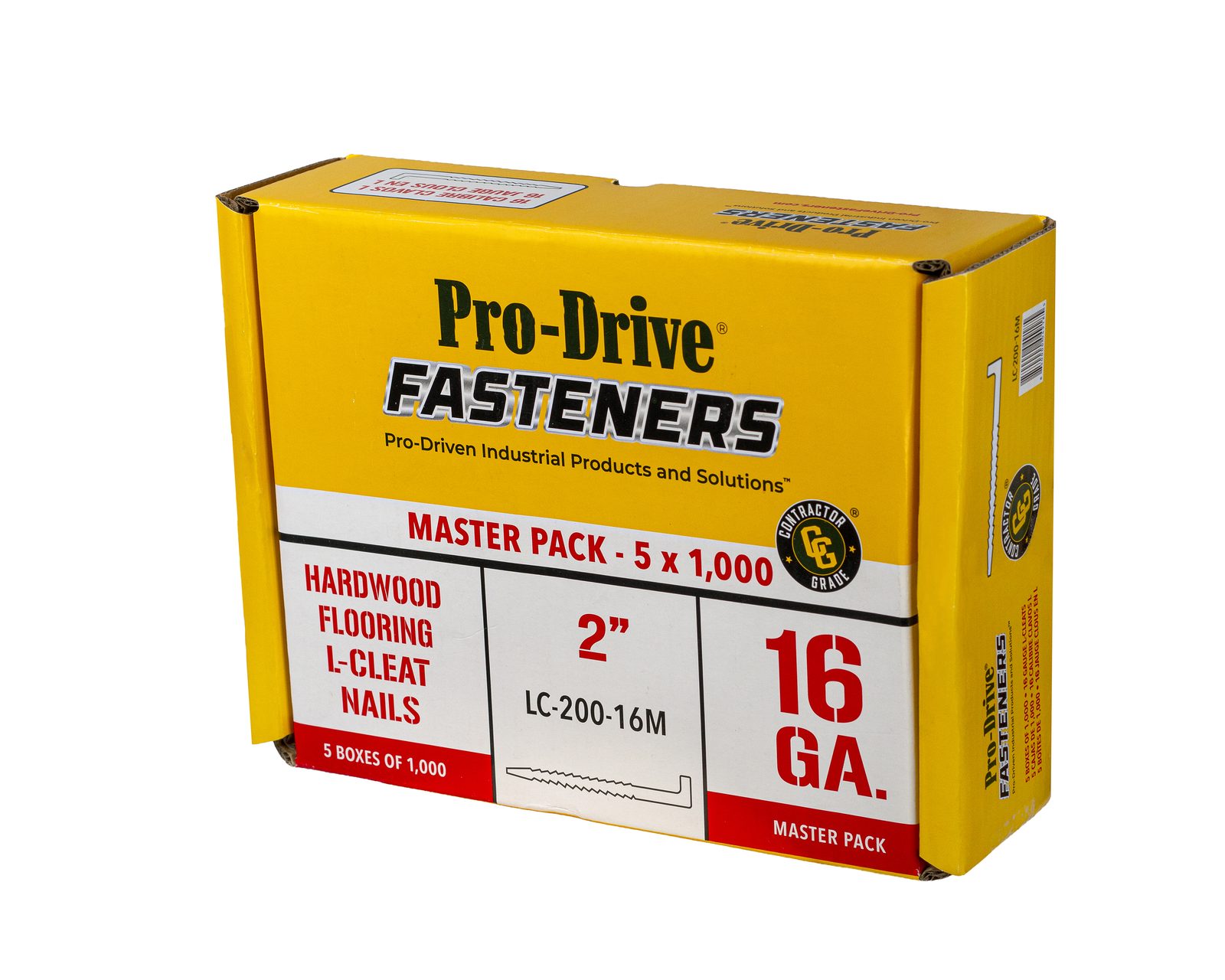 Pro-Drive Fasteners® 16 Gauge L-Cleat packaging