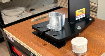 Pro-Drive Fasteners® Tipper-De-Tipper™ mounting option: Torque the base bolts down snug